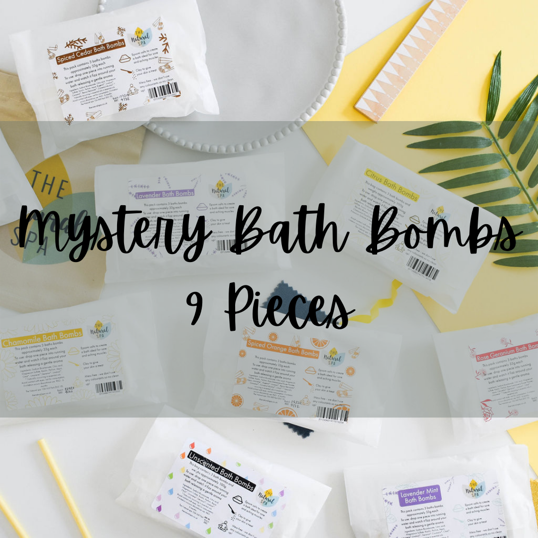 Mystery Bath Bomb Pack - 3 packs of 3 bath bombs ( 9 total pieces)-0