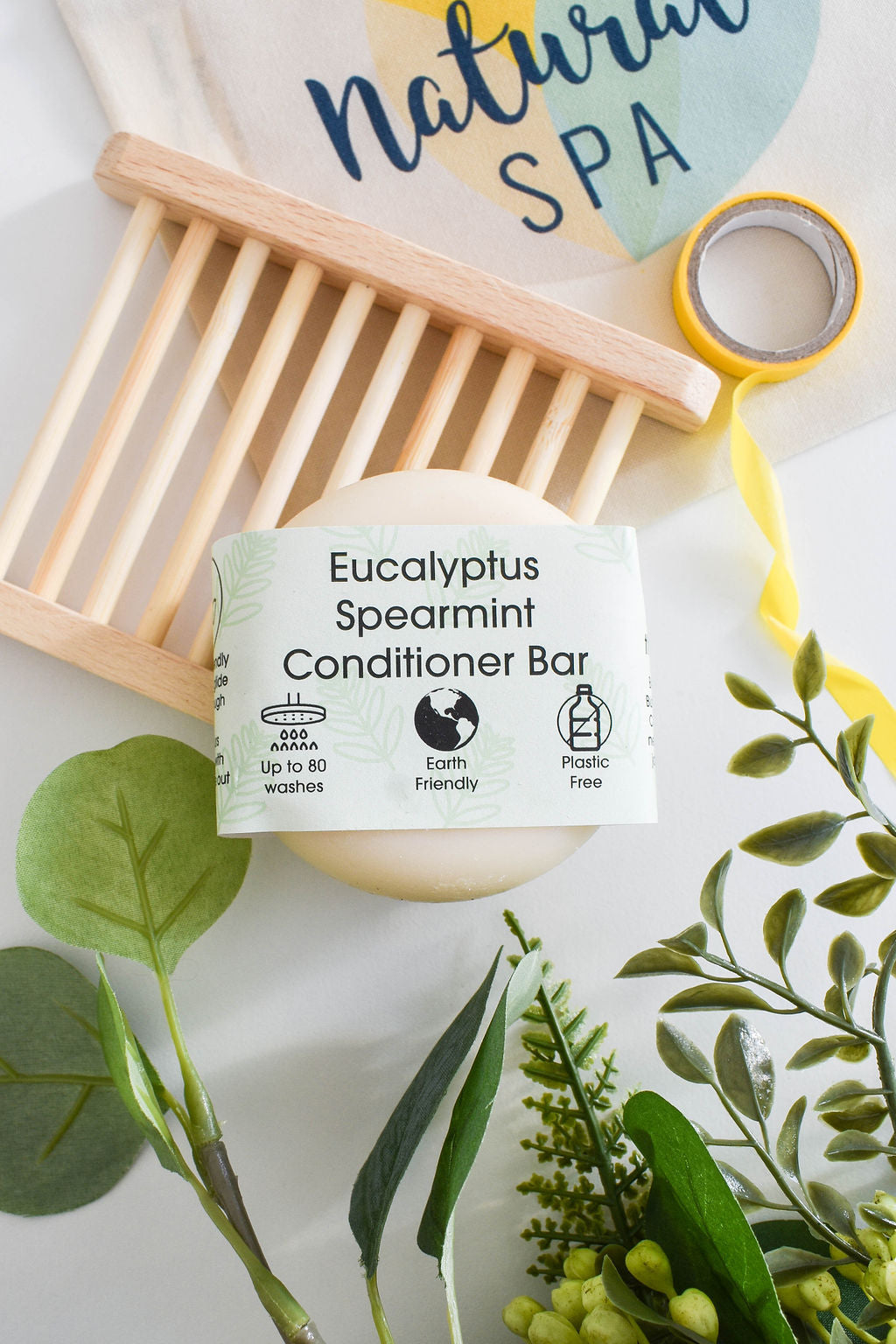 Spearmint and Eucalyptus , Solid Conditioner-1