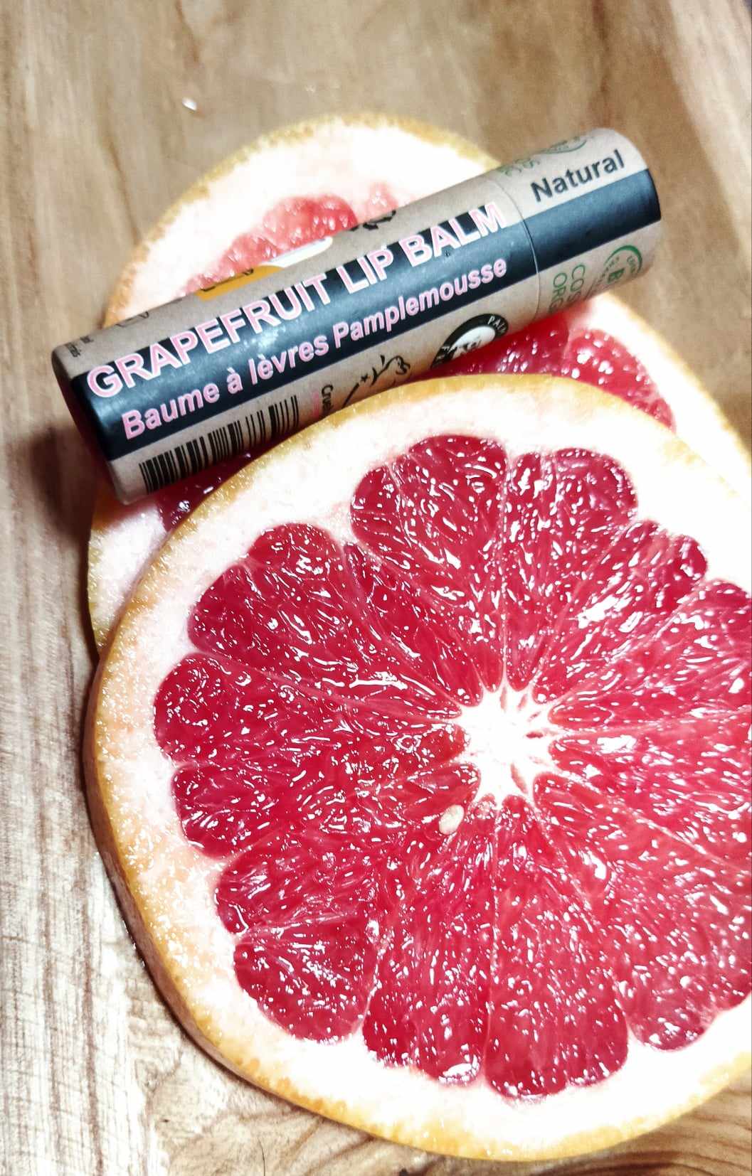 Organic Pink Grapefruit Lip Balm 15ml-1