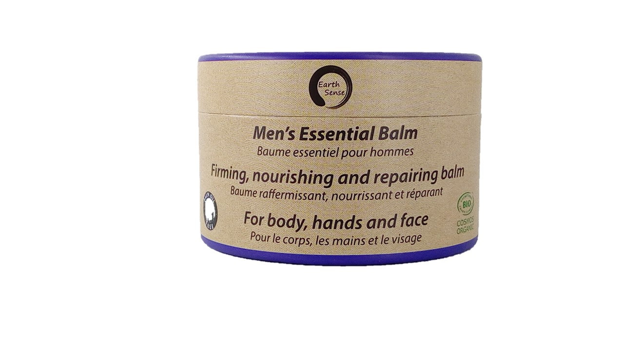 Organic Men's Essential Balm with Sandalwood 100ml - For Face, beard, hands & whole body-1