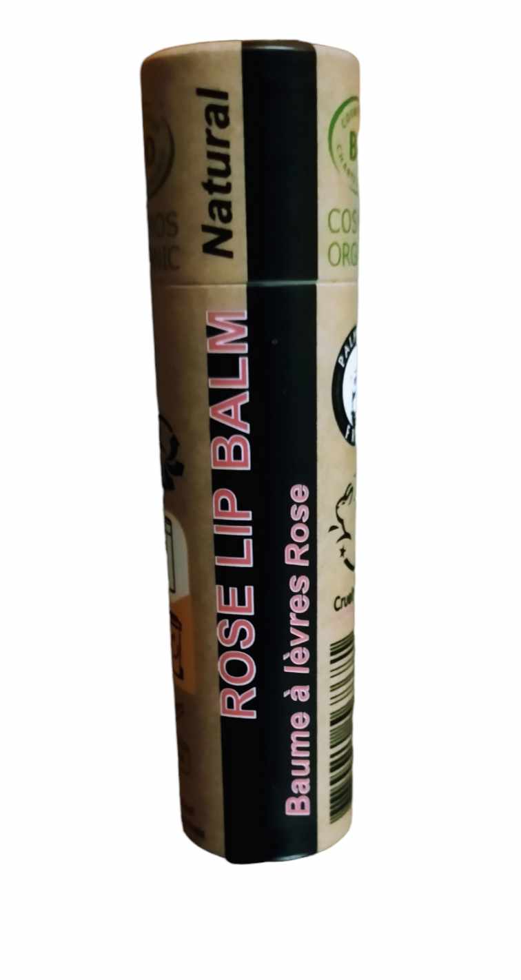 Organic Rose Lip Balm 15ml-0