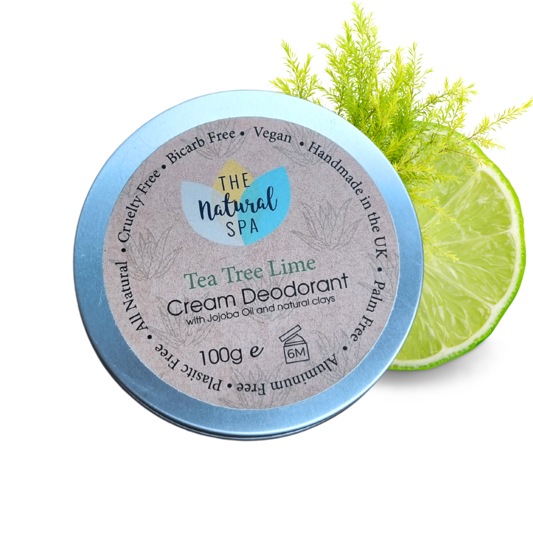 Tea Tree Lime Cream deodorant balm - naturally bicarb and aluminium free-0