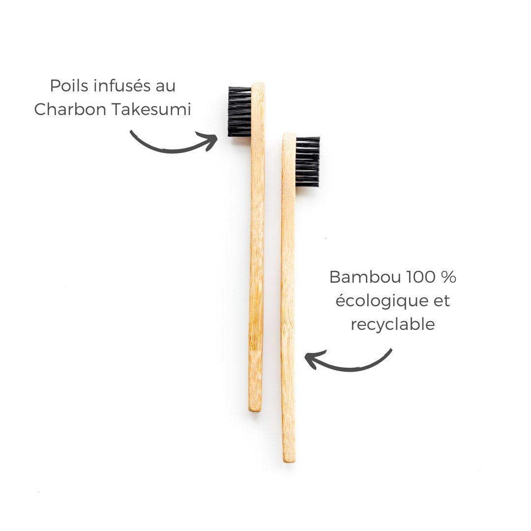 Brosse à dents en bambou infusée au charbon de bambou-1
